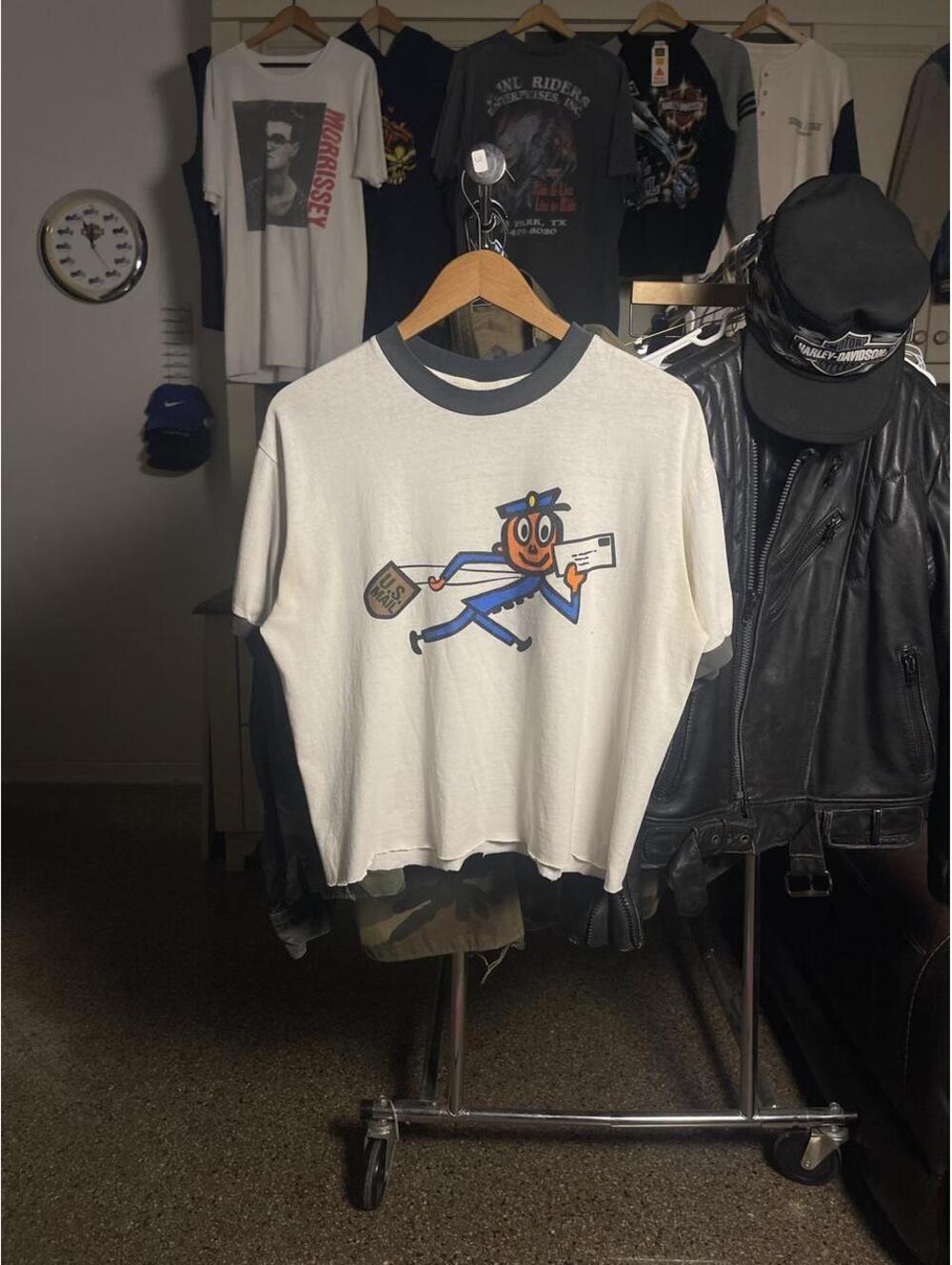 Vintage US Mail T Shirt Cropped